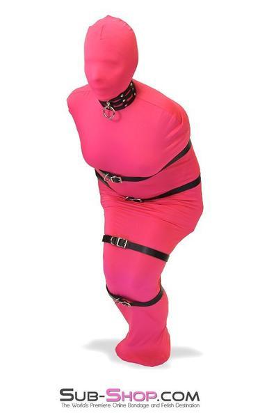 1728A 1" Buckling Bondage Strap, Black Leather - 5 Sizes! - Image 13