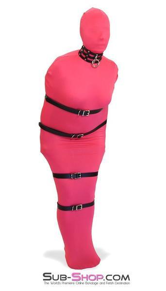 1728A 1" Buckling Bondage Strap, Black Leather - 5 Sizes! - Image 14