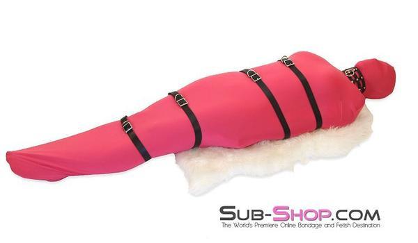 1728A 1" Buckling Bondage Strap, Black Leather - 5 Sizes! - Image 18