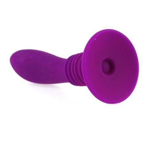 1538M      10 Function Vibrating Silicone P-Spot or G-Spot Dildo with Suction Cup Base - Image 4