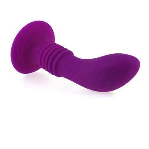1538M      10 Function Vibrating Silicone P-Spot or G-Spot Dildo with Suction Cup Base - Image 6