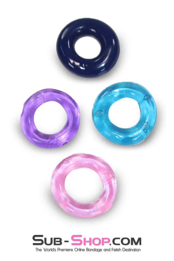 1685M      Assorted Colors and Styles Super Stretch Cock Ring - Image 3