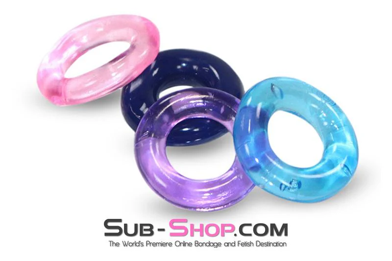1685M      Assorted Colors and Styles Super Stretch Cock Ring - Image 4
