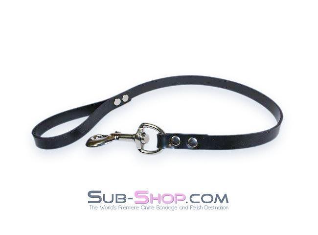 1709A      Rubber Submission Bondage Slave Leash - Image 13
