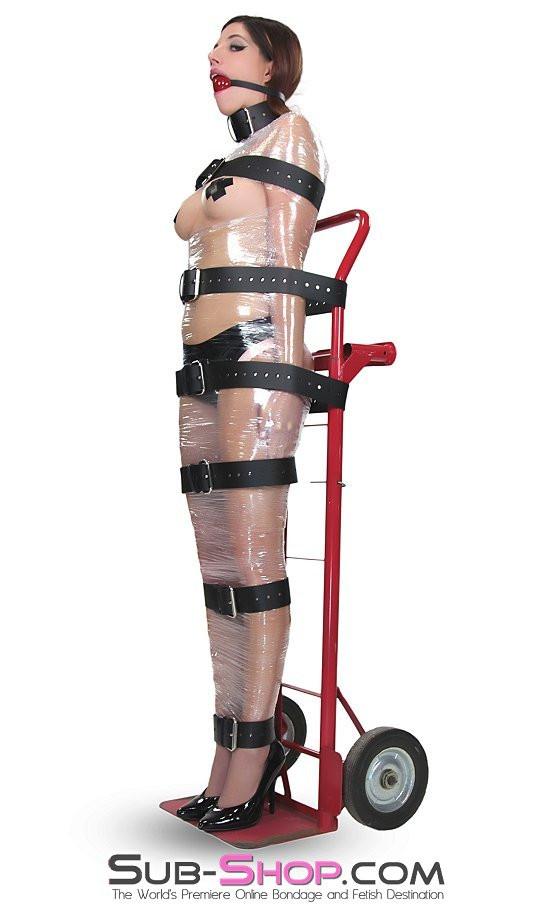 1743A-BLK      2" Wide Buckling Bondage Strap, Black Leather - 4 Sizes! - Image 11