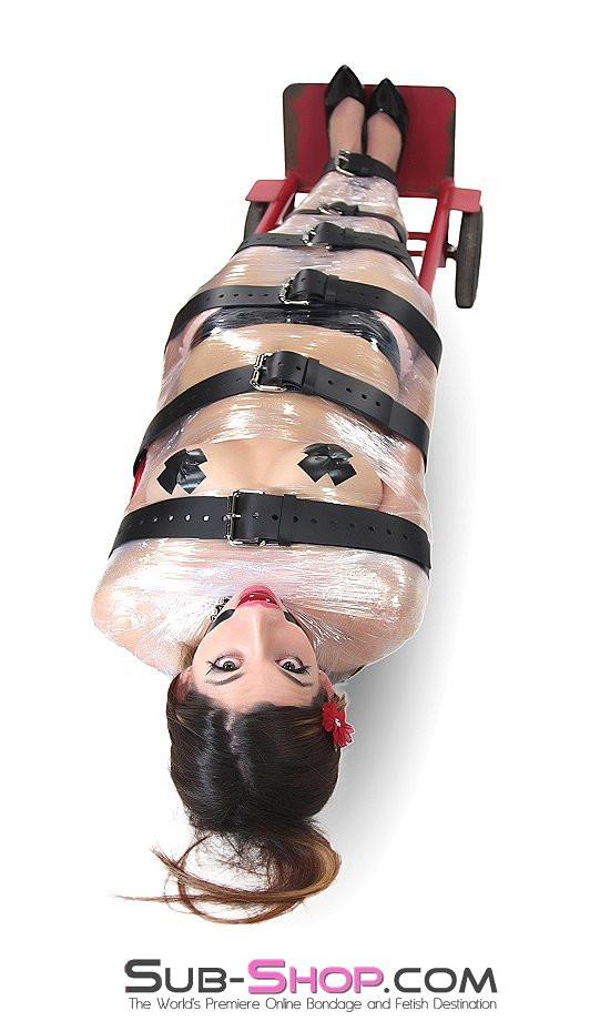 1743A-BLK      2" Wide Buckling Bondage Strap, Black Leather - 4 Sizes! - Image 13