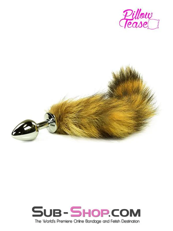 2306HS Good Pet Foxy Furry Tail Steel Butt Plug - Image 4