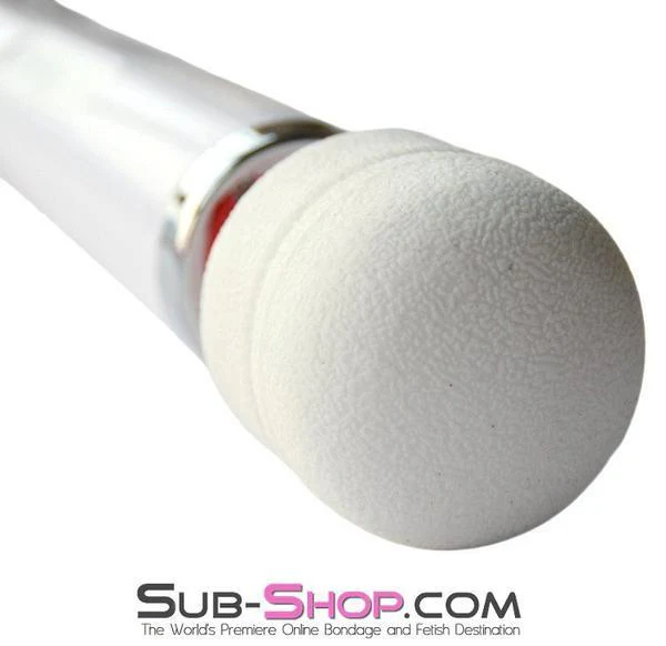 9078RS       30 Speed Multi-Function Magic Wand Massager, White - Image 10