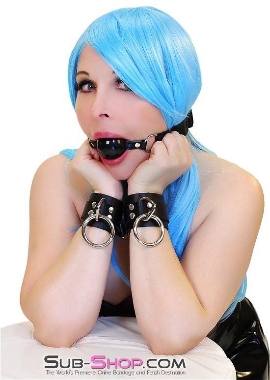 3781A      Locking Leather Wrist Cuffs - Image 9