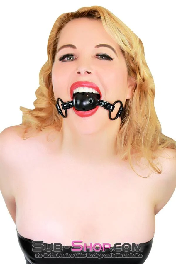 7939DL Black Diamond Beginner’s Breather Ball Gag - Image 5