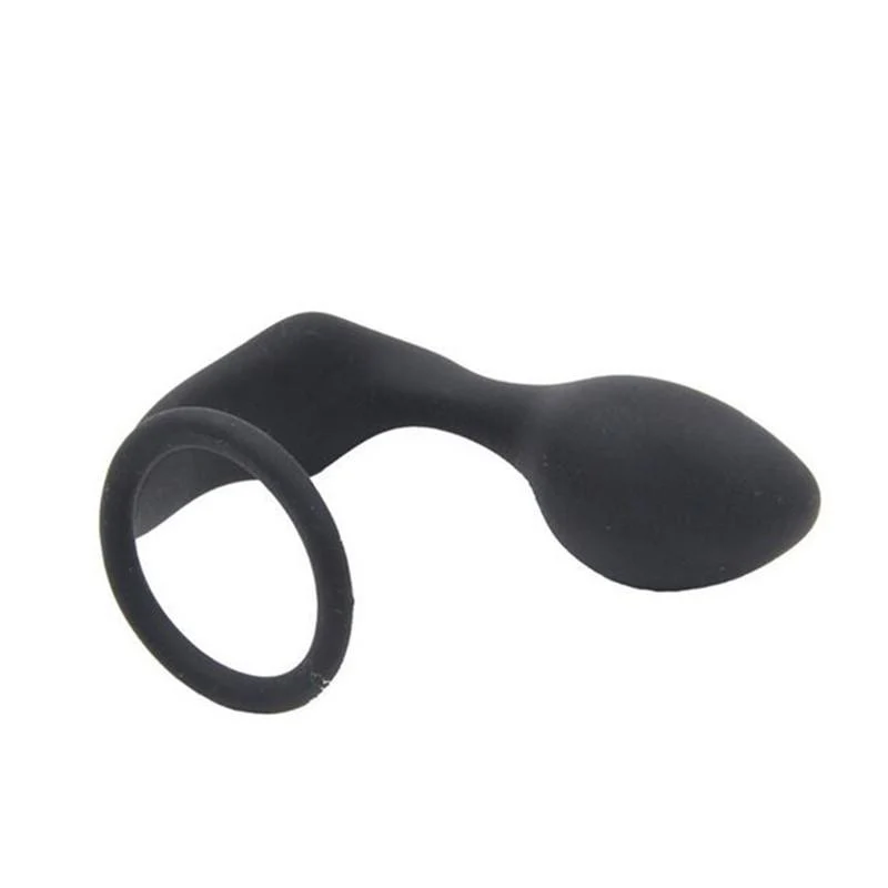 0336P Ass-Gasm Cock Ring & Butt Plug - Image 4