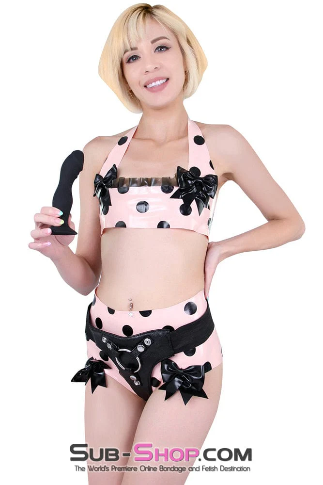 3487M      Black Silicone Ripple Dildo - Image 7