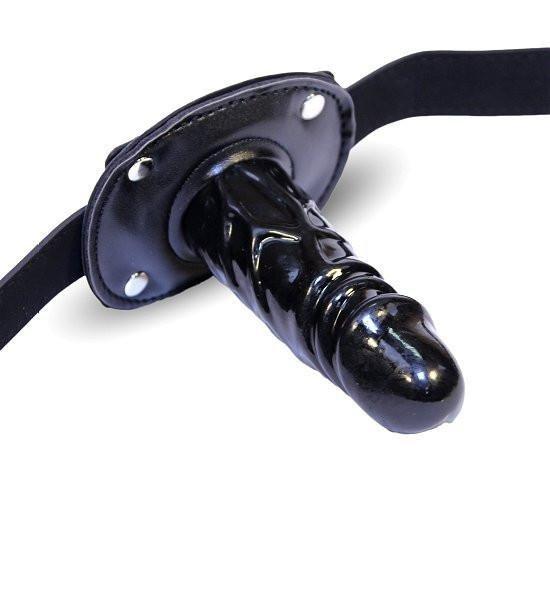 7049RC Deep Throat 4” Long Locking Rubber Penis Gag - Image 15