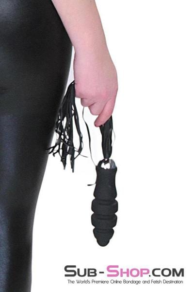 0889M      Deluxe Large Graduated Silicone Anal Dildo Whip - Image 3