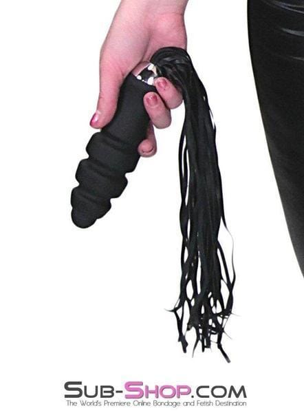 0889M      Deluxe Large Graduated Silicone Anal Dildo Whip - Image 9