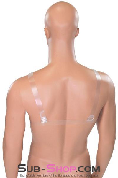 9877RS-SIS      Gia Real Forced Feminization Fantasy Female Led Relationship Feel Silicone Crossdressing Sissy Breast Forms with Nipples and Clear Straps, DD Cup - Image 36