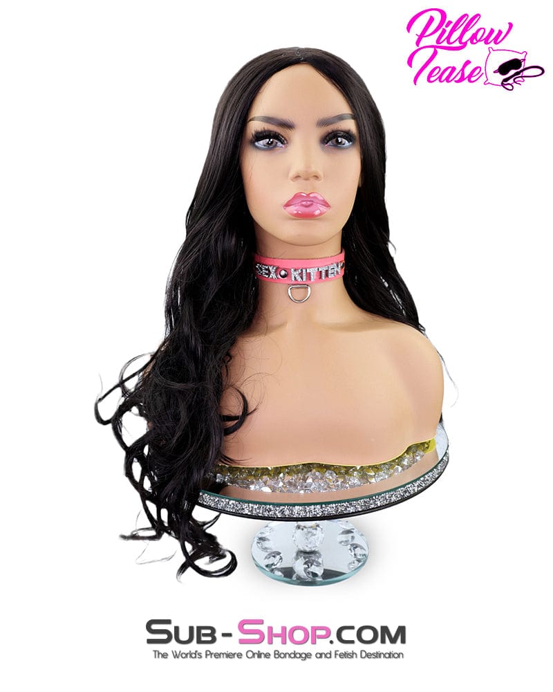 9955RS-SIS      Glamour Sissy Girl Curly 22” Black Wig - Image 9