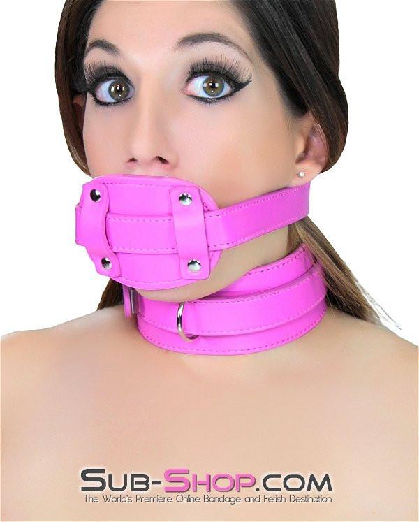 5709RS      <b>BOGO!</b> Hot Pink Locking Penis Gag - Image 12