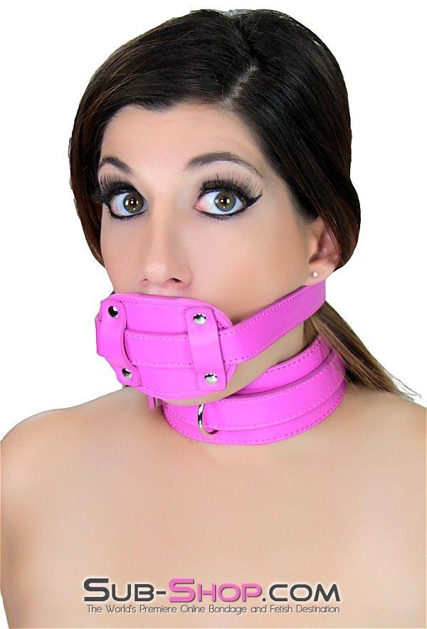 5709RS      <b>BOGO!</b> Hot Pink Locking Penis Gag - Image 13