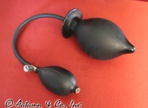 7355D     Inflatable Solid Latex Butt Plug - Image 3