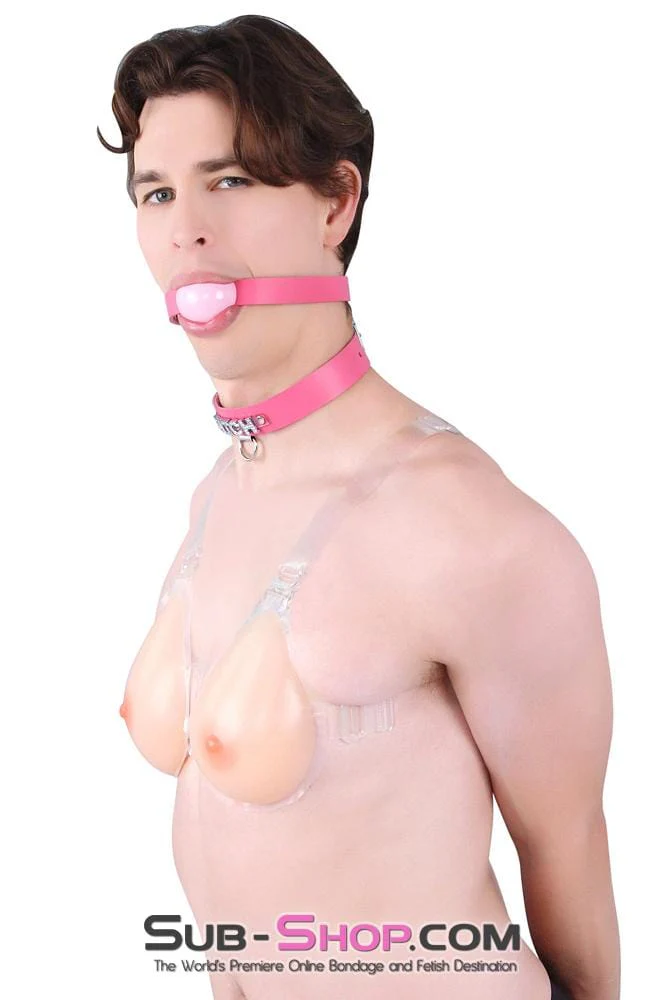 7179AE Just Like My Own Sissy Transformation A-Cup Real Feel Breasts with Nipples - Image 4