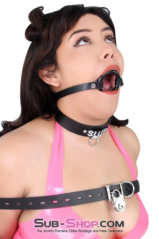 1442A-L Smooth Plastic Ring Gag, Large Ring - Image 25
