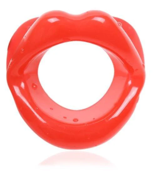 2409DL-SIS Lusty Sissy Boi Doll Red Lips Open Mouth Sissy Mistress Gag - Image 5