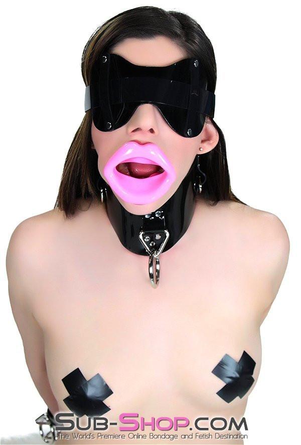 2420DL       Pinky Rubber Sex Doll Lips Open Mouth Gag - Image 11