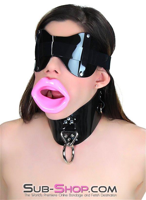 2420DL       Pinky Rubber Sex Doll Lips Open Mouth Gag - Image 4