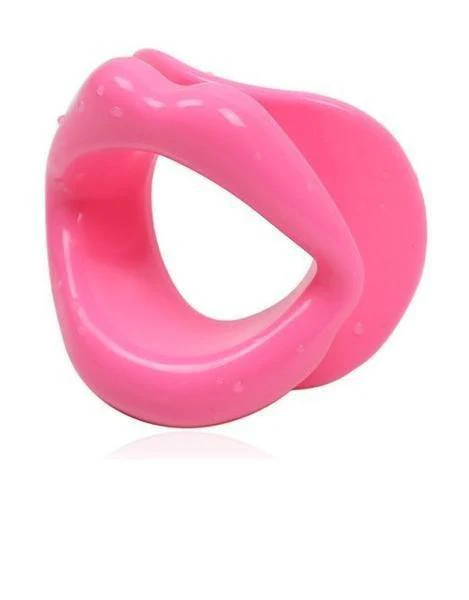 2420DL       Pinky Rubber Sex Doll Lips Open Mouth Gag - Image 5