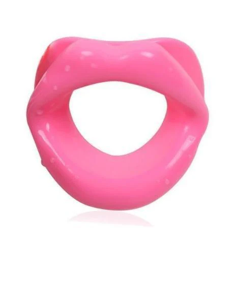 2420DL       Pinky Rubber Sex Doll Lips Open Mouth Gag - Image 8