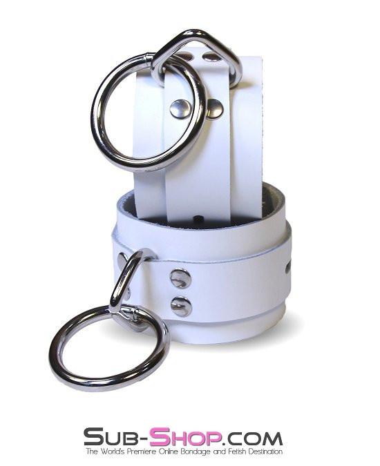 9741A Pure Submission Locking Leather Ankle Cuffs - Image 7