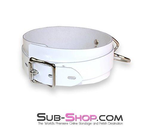 3667A      Pure Submission Locking Leather Collar - Image 11