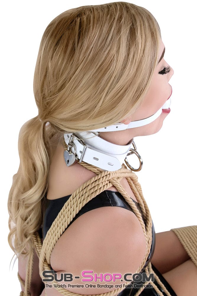 3667A      Pure Submission Locking Leather Collar - Image 12