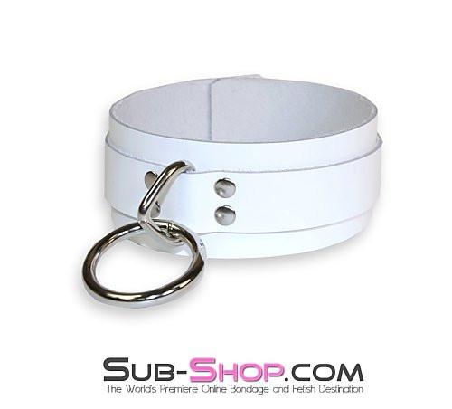3667A      Pure Submission Locking Leather Collar - Image 6