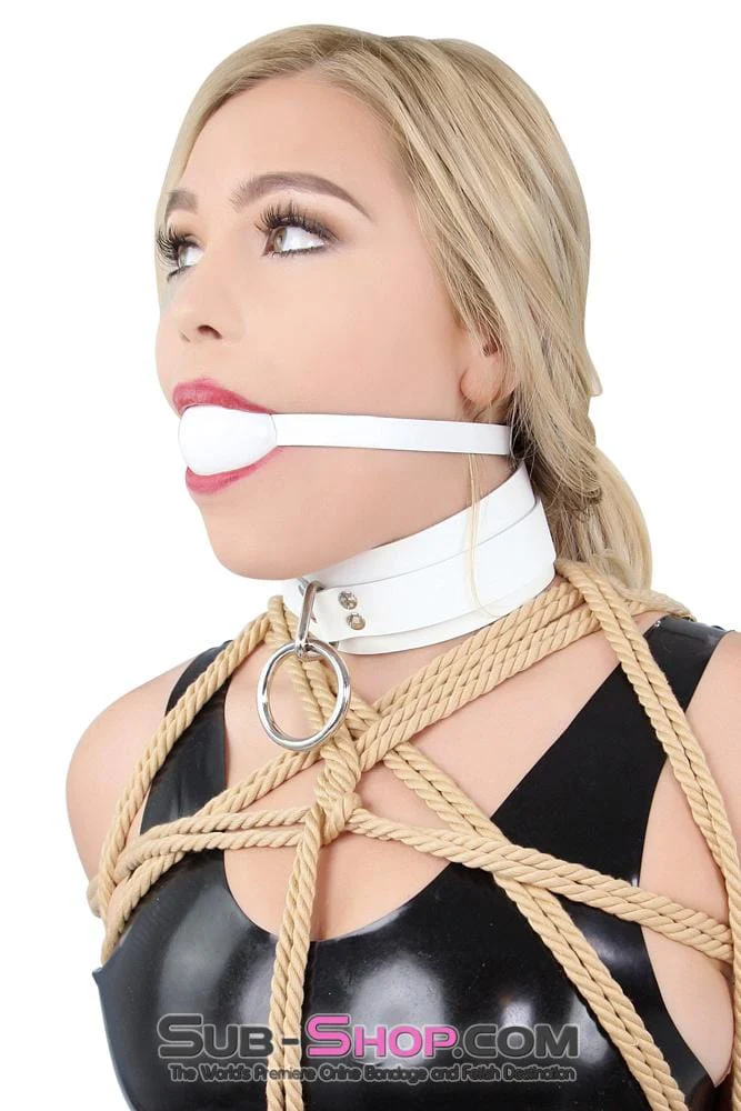 3667A      Pure Submission Locking Leather Collar - Image 7
