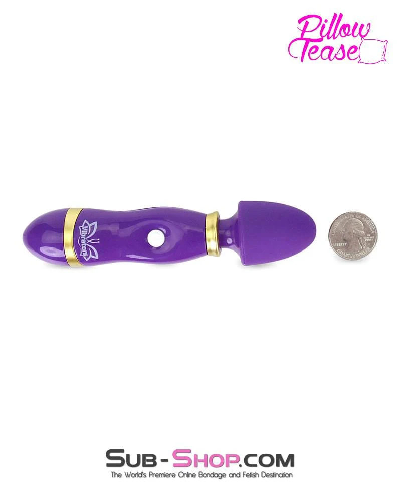 0180M      Purple Mini Mite 12 Function Wand Vibrator - Image 5