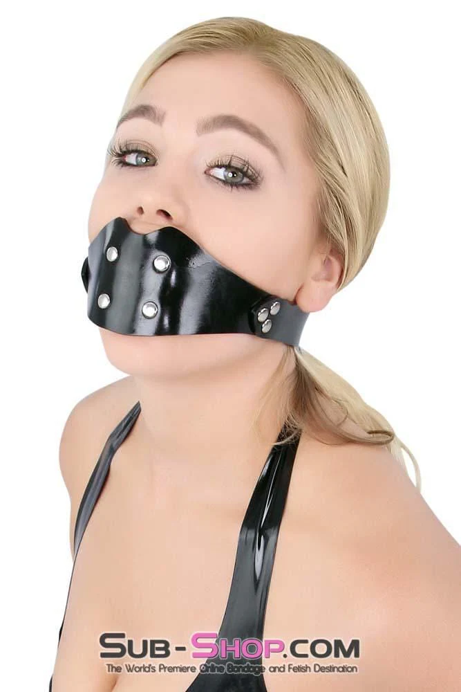 1416A Rubberized Locking Rubber Penis Panel Gag - Image 11