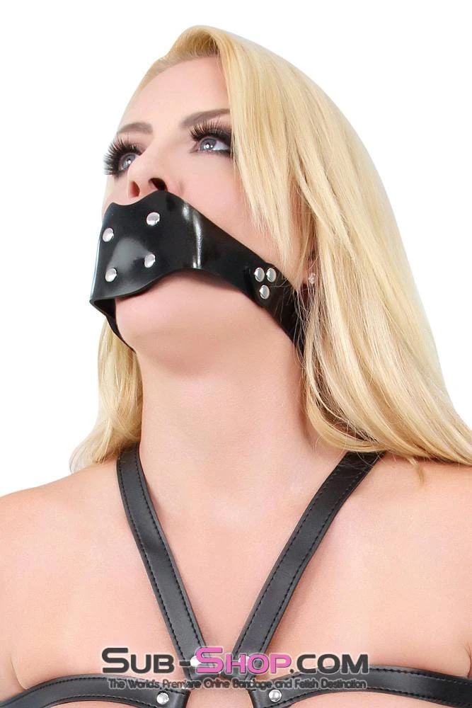 1416A Rubberized Locking Rubber Penis Panel Gag - Image 19