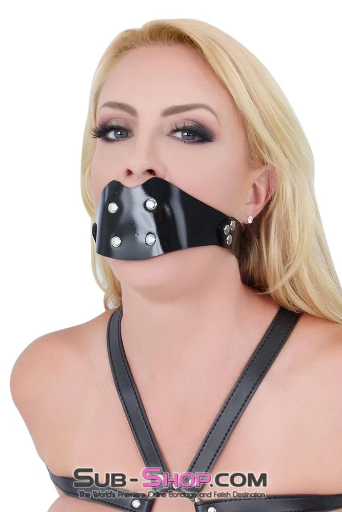 1416A Rubberized Locking Rubber Penis Panel Gag - Image 26