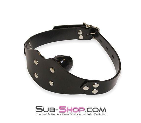 1416A-SIS Sissy Boi Rubberized Locking Dominant Female Rubber Penis Panel Gag - Image 27