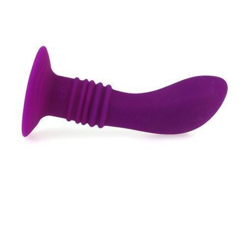 1538M-SIS      Sissy's 10 Function Vibrating Silicone P-Spot or G-Spot Dildo with Suction Cup Base - Image 3