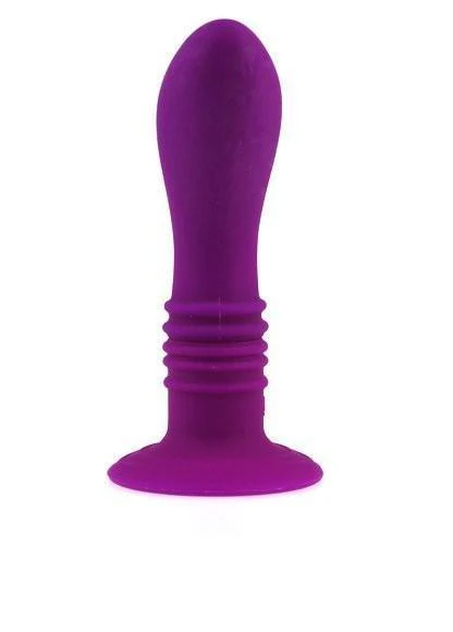 1538M-SIS      Sissy's 10 Function Vibrating Silicone P-Spot or G-Spot Dildo with Suction Cup Base - Image 4