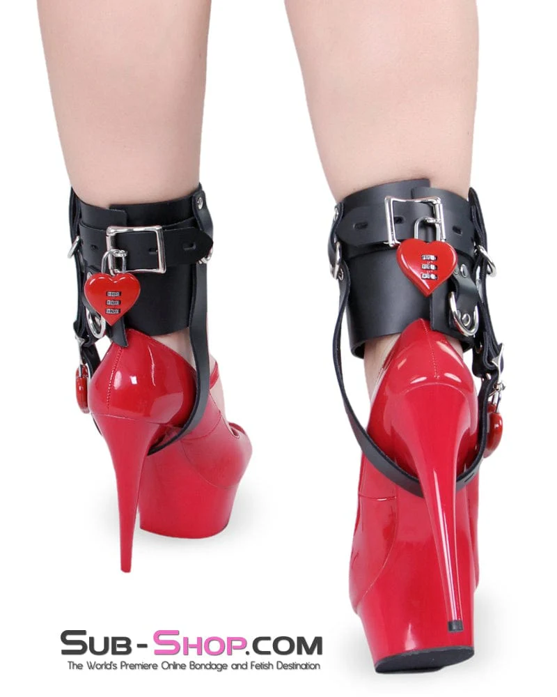 6790A      Stiletto Prisoner Wide Locking Shoe Cuffs - Image 15