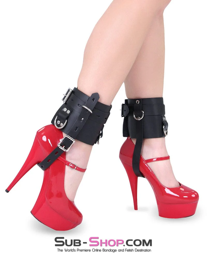 6790A      Stiletto Prisoner Wide Locking Shoe Cuffs - Image 17
