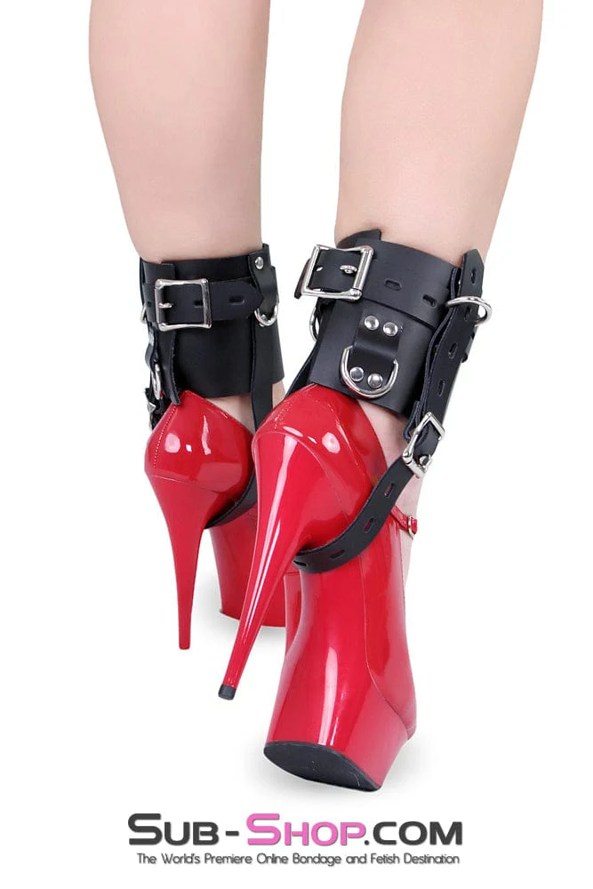 6790A      Stiletto Prisoner Wide Locking Shoe Cuffs - Image 19