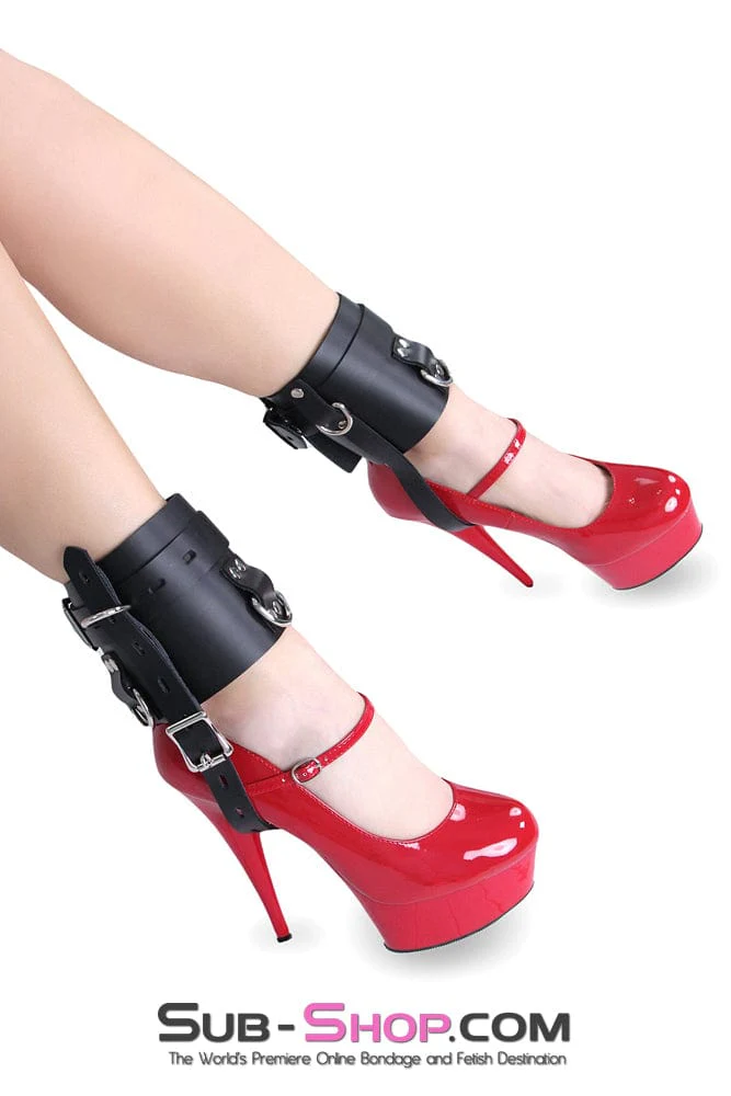6790A      Stiletto Prisoner Wide Locking Shoe Cuffs - Image 20