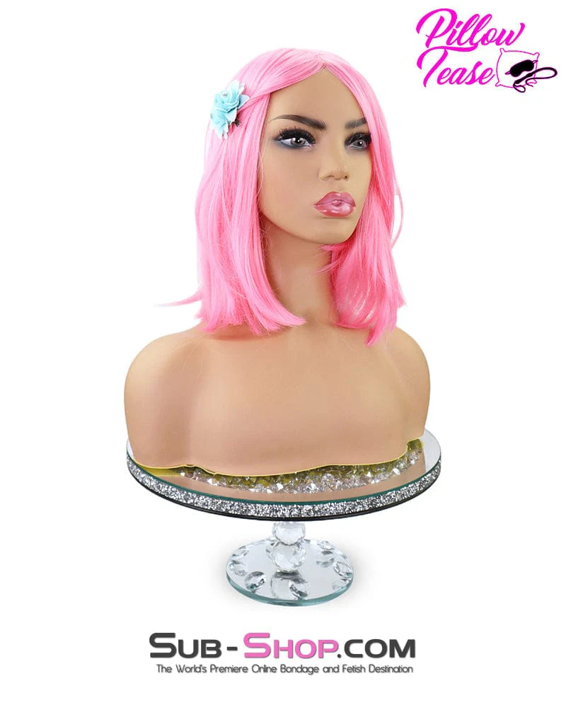 9957AE-SIS      Tickled Pink Sissy 13" Short Cosplay Role Play Wig - Image 10