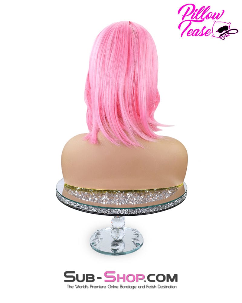 9957AE-SIS      Tickled Pink Sissy 13" Short Cosplay Role Play Wig - Image 13